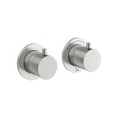 crosswater module 2 outlet concealed valve brushed stainless steel
