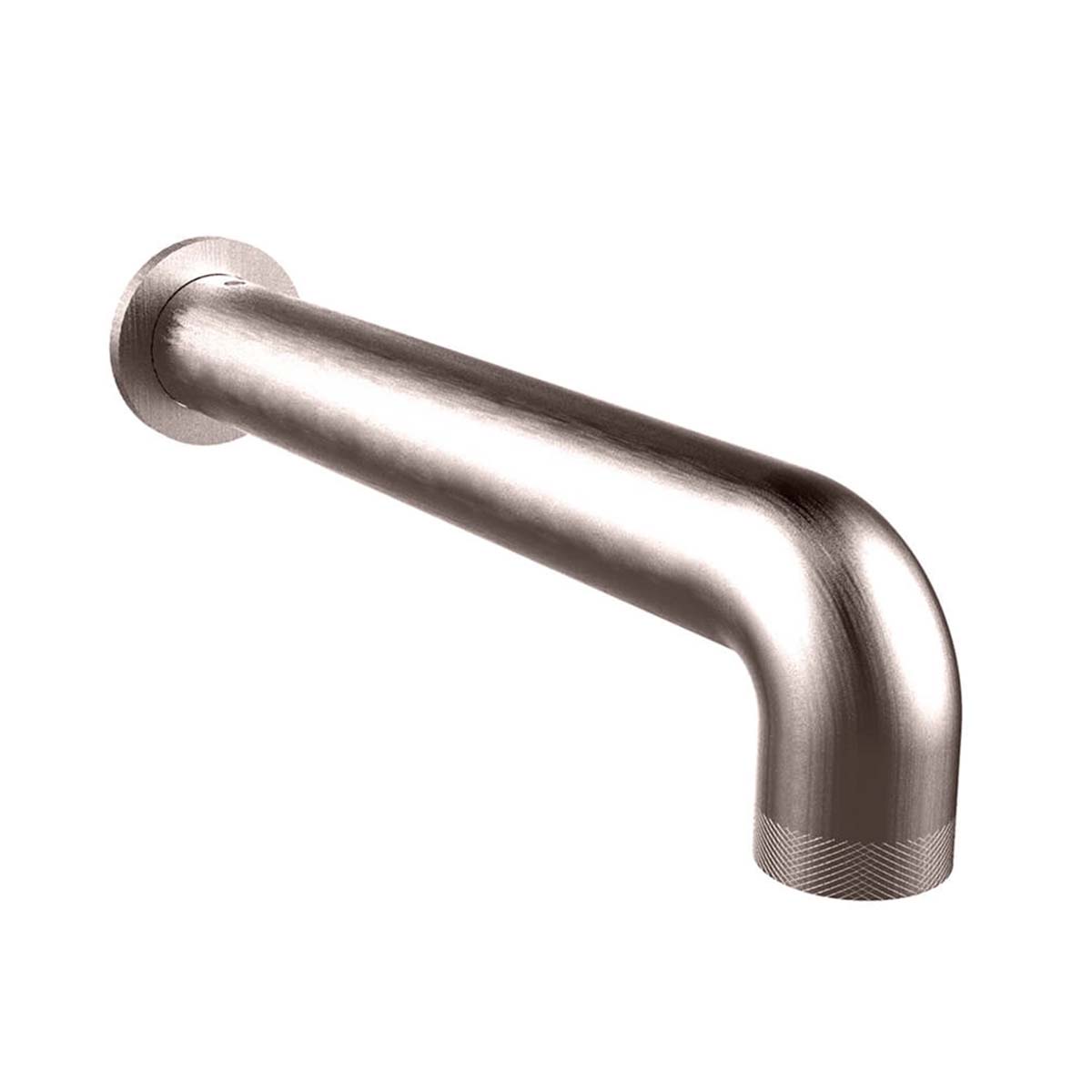 crosswater union wall mounted bath spout brushed nickel