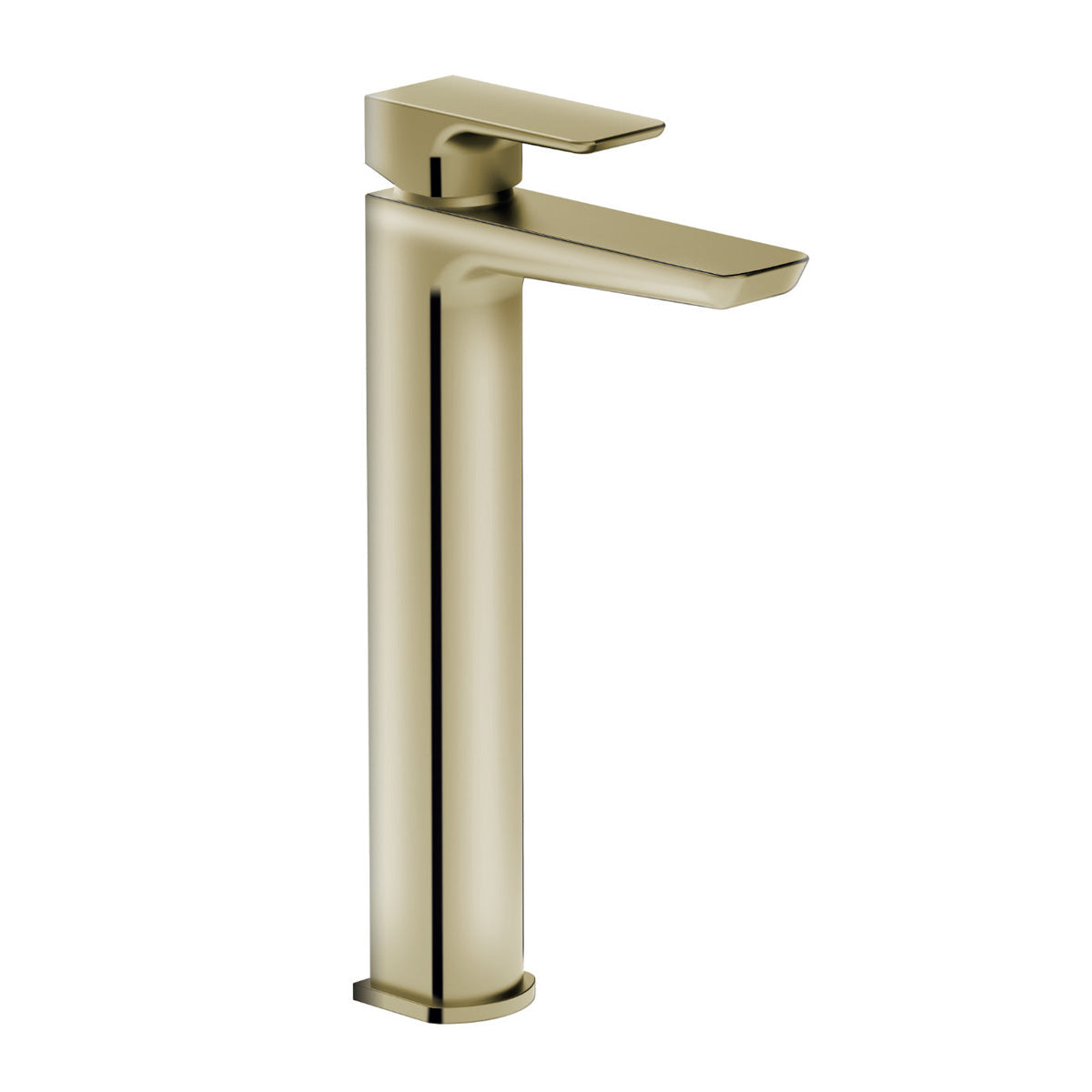 deluxe greenwich tall basin mono mixer tap brushed brass
