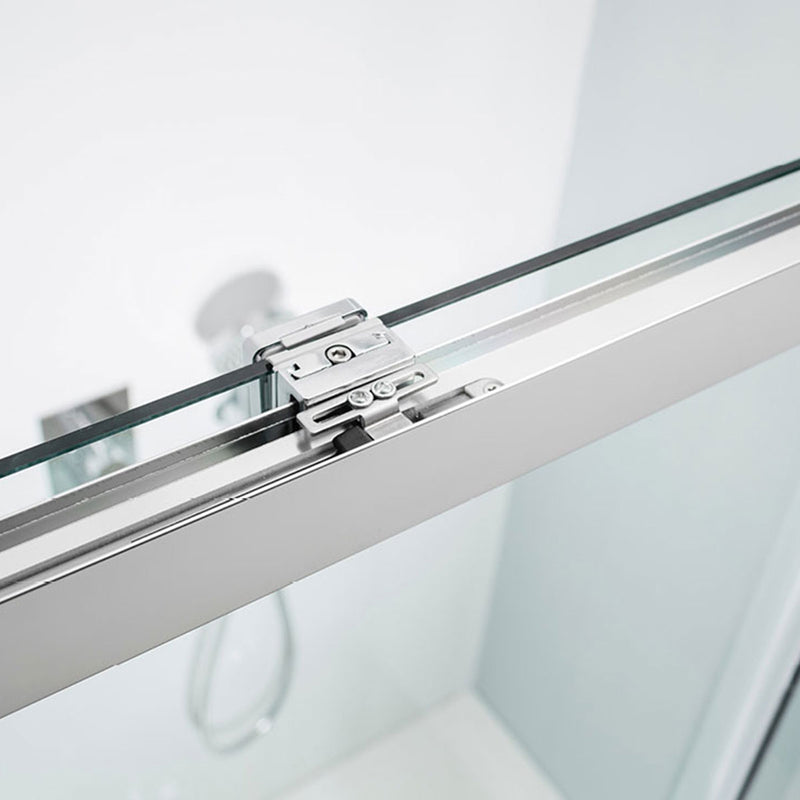 Crosswater DESIGN 8 Single Sliding Shower Door With Soft Close & Side Panel