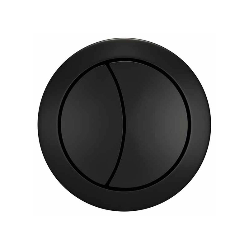 dual flush button matt black