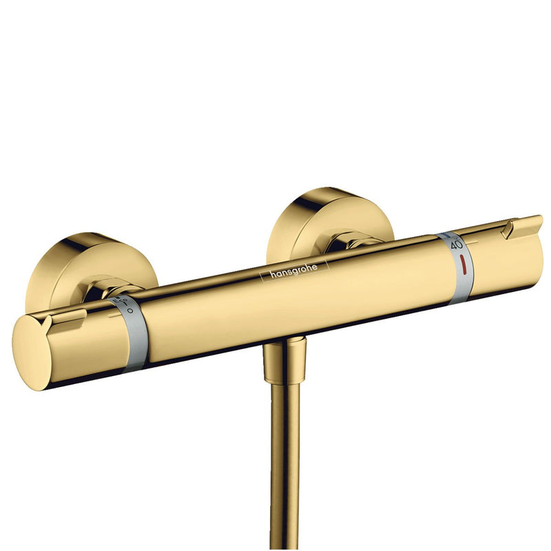 Hansgrohe Ecostat Exposed Thermostatic Valve Bar gold