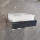 Enzo Frosted Glass Soap Dish