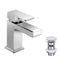 Granlusso Enzo Basin Mixer Chrome With Click-Clack Waste