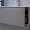 Fiora Synergy Designer Double Drawer Wall Hung Vanity Unit with Built-In Single Basin White Top