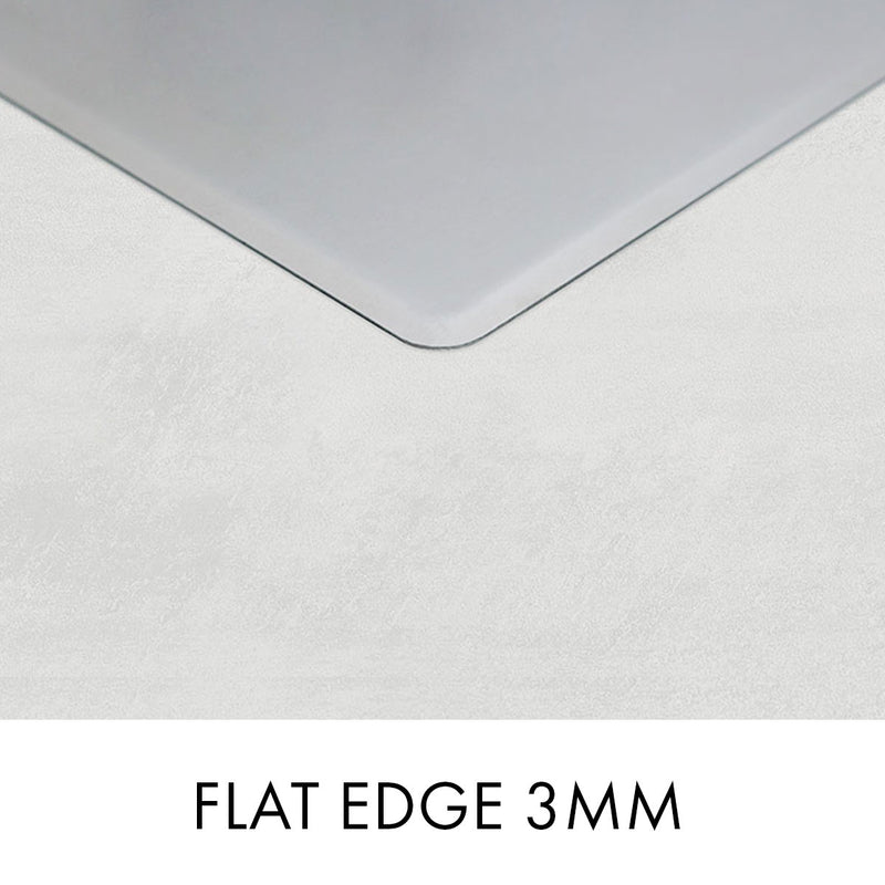 Top mounted 3mm 'flat edge'