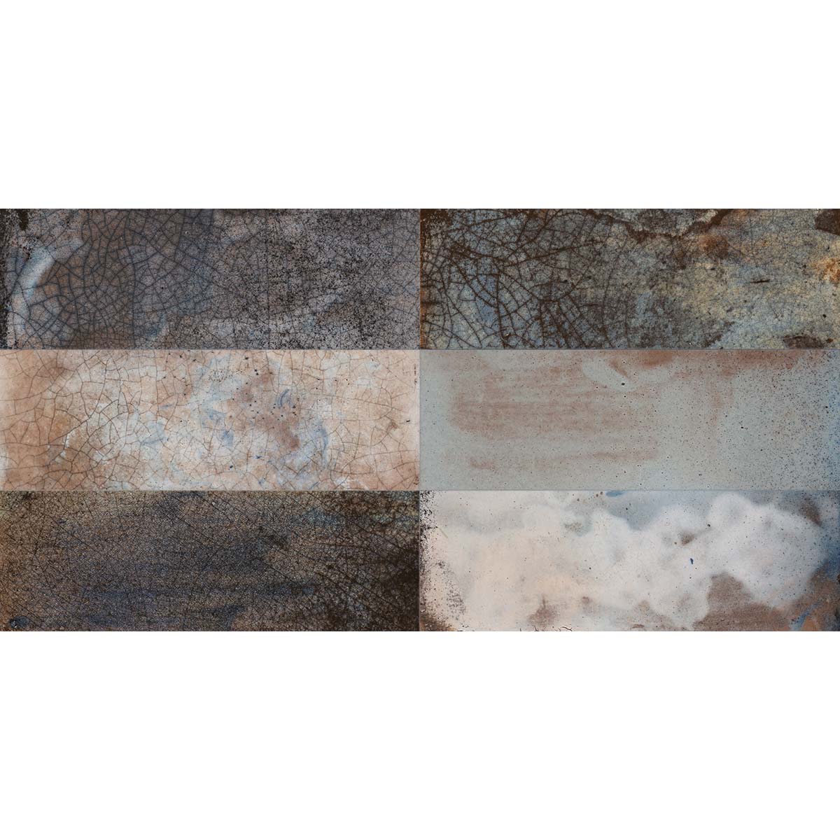FS Raku Colours Decor Wall Tile 20x40cm Matte