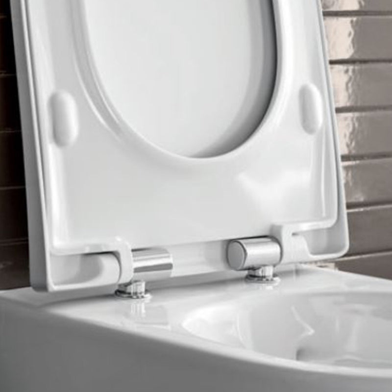 Geberit Acanto Rimless Wall Hung WC Pan With Soft Close Toilet Seat
