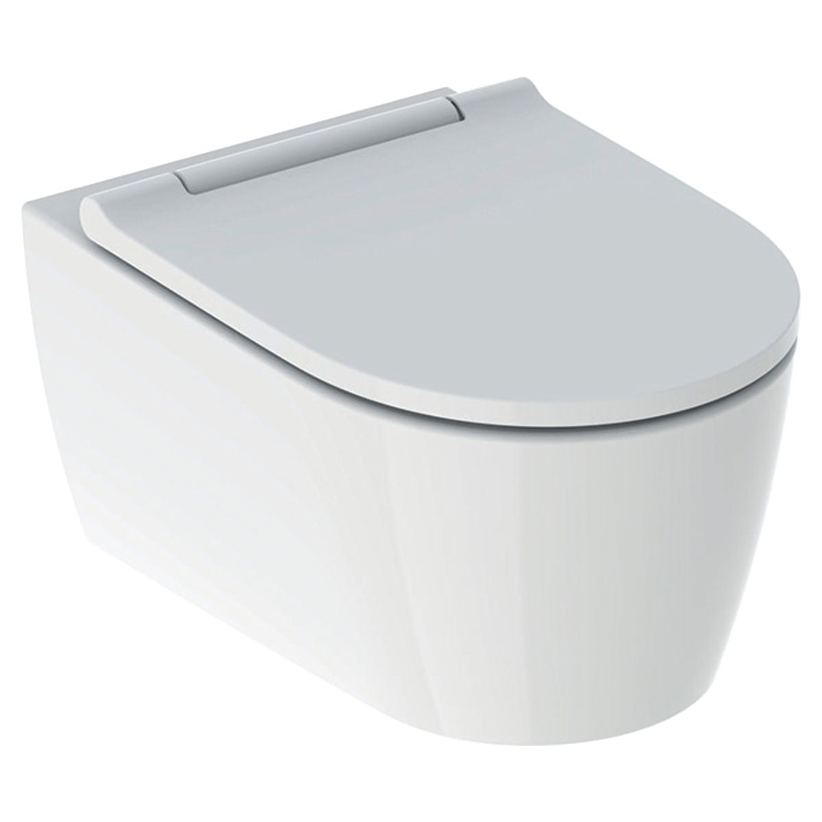 Geberit One Rimless Wall Hung TurboFlush WC Pan With Soft Close Seat