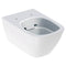 Geberit Smyle Square Rimless Wall Hung WC Pan With Toilet Seat