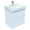 Geberit Smyle Square Two Drawer Wall Hung Vanity Unit With Washbasin