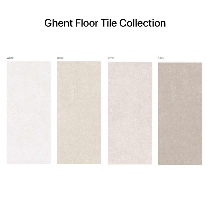Ghent Silver Anti Slip Porcelain Tile 60x120cm Range