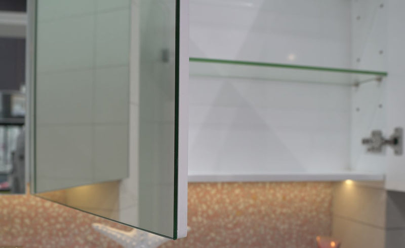 Granlusso 1200 Three Door Mirror Cabinet Gloss 1200 x 750mm