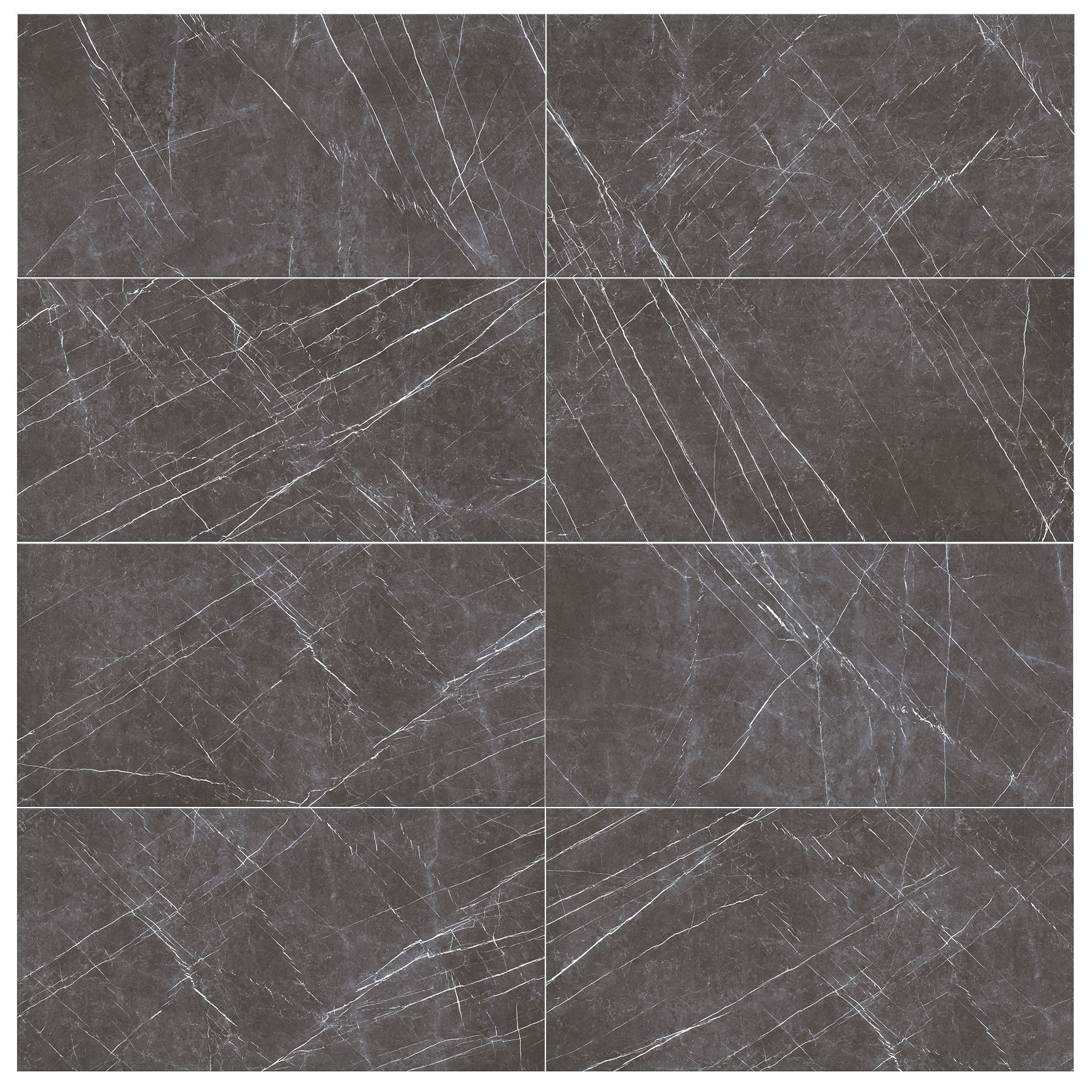 Greystone Smoke Tile Polished 60x120cm Patterns