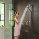 Hansgrohe RainDance SELECT E 3jet Shower System With ShowerTablet Valve & 90cm Shower Rail Kit