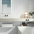 ice fold decor wall tile 33x100cm lifestyle gloss