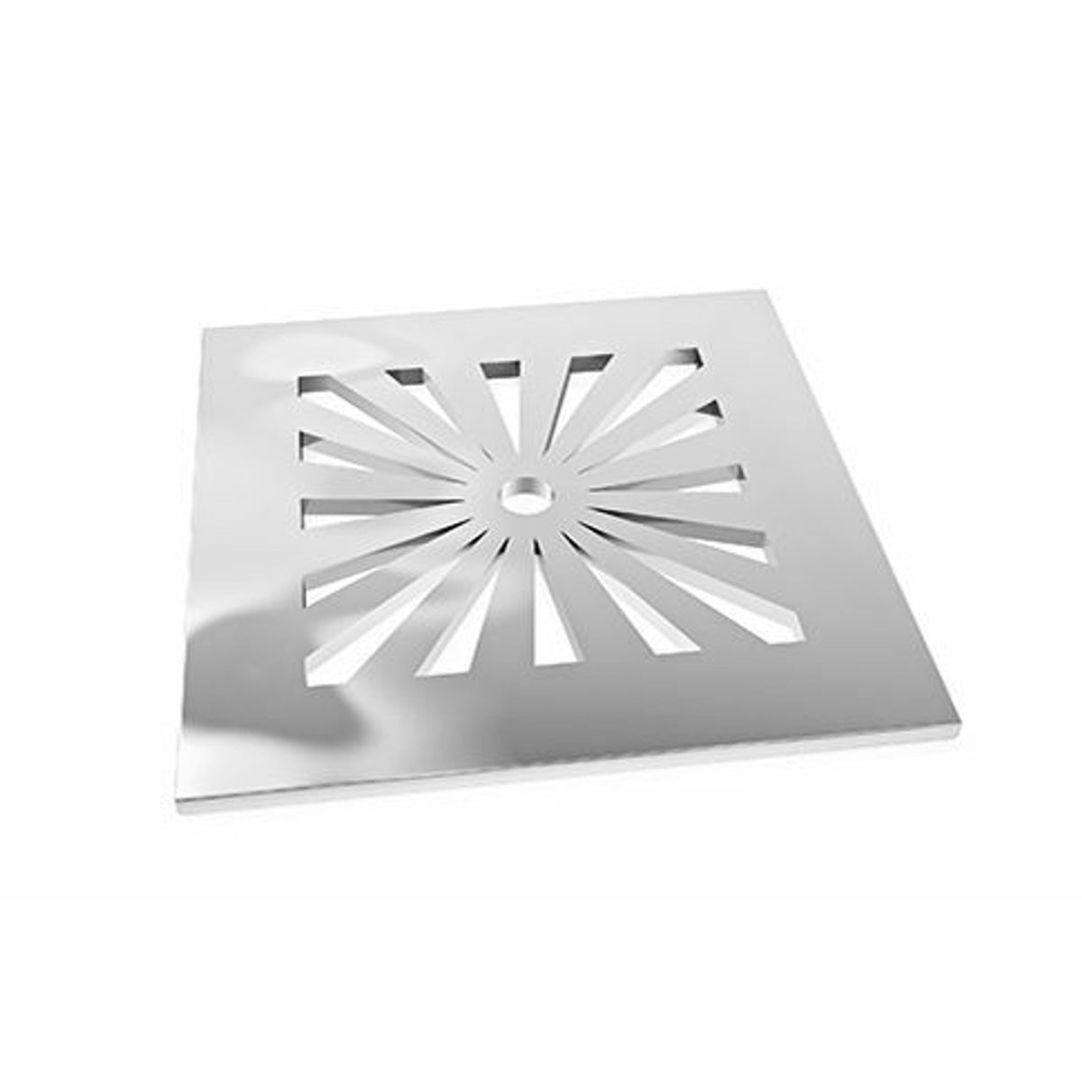 jackoboard aqua flat sol stainless steel grate 120x120mm