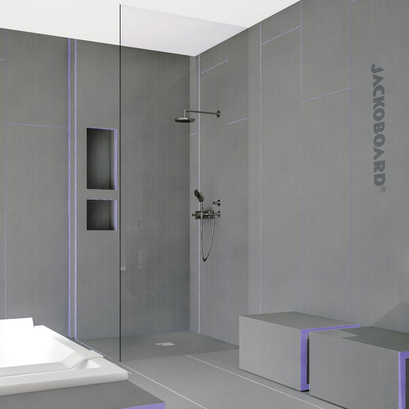 Jackoboard AquaFlat 800x800x20mm Wetroom Shower Tray
