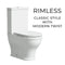 Lansdown Rimless Close Coupled Short Projection Toilet Suite