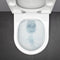 Laufen Pro Rimless Wall Hung WC Pan With Slim Soft Close Toilet Seat dual flush