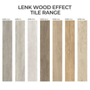 LENK Ash Wood-Effect Porcelain Tile Matt 20 x 120cm