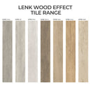 LENK Wood-Effect Porcelain Tile Matt 20 x 120cm