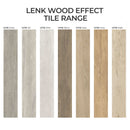 LENK Wood-Effect Porcelain Tile Matt 20 x 120cm