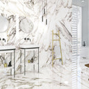 Macchia Vecchia Porcelain Tile Marble Effect Gloss 75x150cm