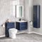 Miami 600 Wall Hung 2-Drawer Vanity Unit With Basin-Deep Blue-Lifestyle