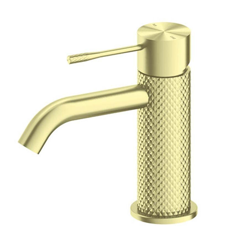 Rock Knurled Basin Mono Mixer Tap With Click-Clack Waste