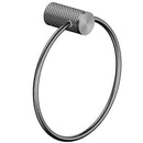 Rock Knurled Towel Ring