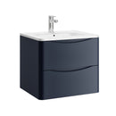 New York Wall Mounted 2-Drawer Vanity Unit With Basin