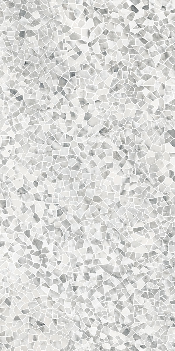 Deluxe Calacatta Cervaiole Terrazzo Effect Porcelain Tile Gloss 60x120cm