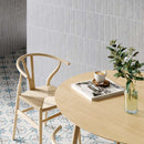 rabat grey wall porcelain tile 6x25cm matt lifestyle