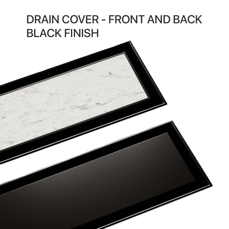 sharpdrain linear drain covers black