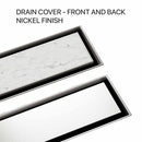 sharpdrain linear drain covers nickel