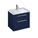 Shoreditch Double Drawer Wall Hung Vanity Unit With Basin