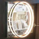 HiB Solas Chrome Frame LED Illuminated Frame Mirror With Demister Pad