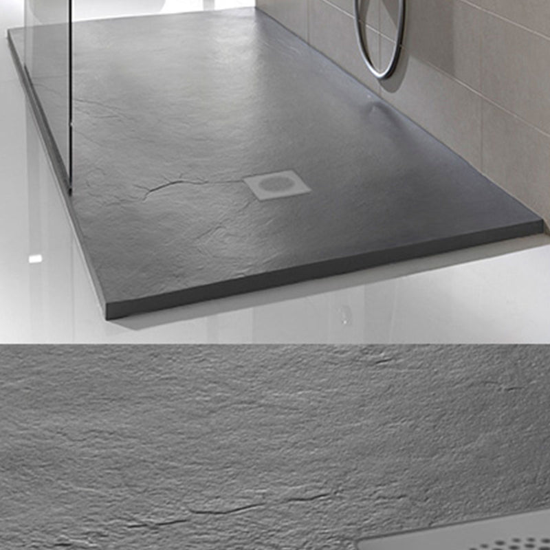 Milano Rasa - White Slate Effect Shower Tray - Choice of Size and Riser Kit