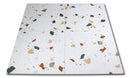 Stracciatella Blanco Terrazzo Effect Porcelain Tile 60x60cm Matte