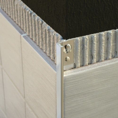 Square edge tile trim