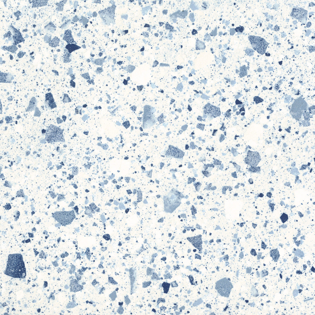 Terrazzo Lusso Blue Full Bodied Porcelain Tile 60x60cm Matt Deluxe Bathrooms 0778