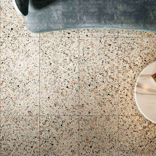 Terrazzo Lusso Pink Full-Bodied Porcelain Tile 60x60cm Matt | Deluxe ...