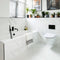 Torano Bianco Marble Effect Wall Tile Gloss 33x100cm